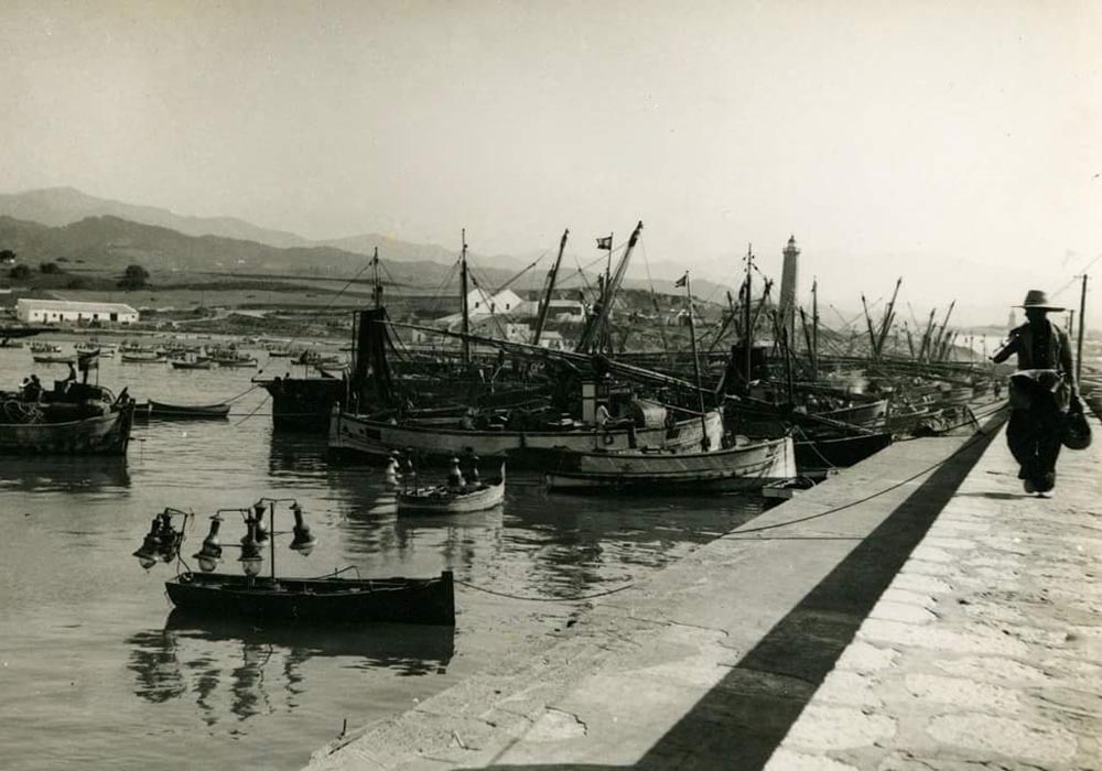Muelle de levante 1945