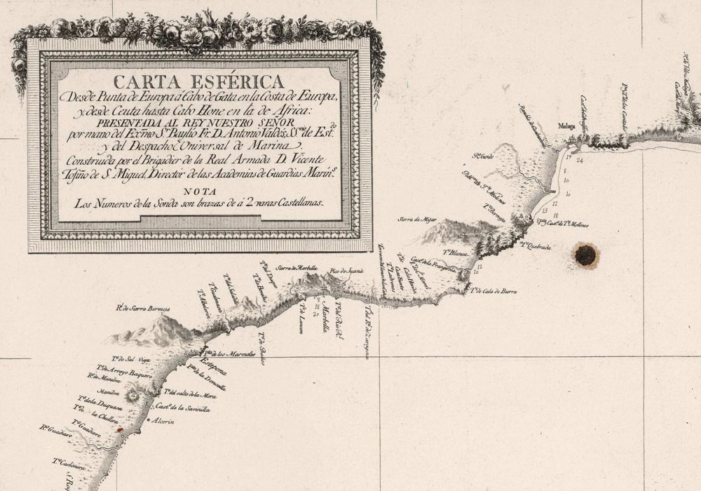 Atlas Marítimo de España. Rafael Mengs 1782