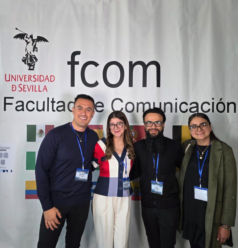 Docentes y alumnos de UPNECH asistieron al Congreso Internacional Comunicación y Pensamiento Crítico, en Sevilla, el pasado mes de marzo de 2026.