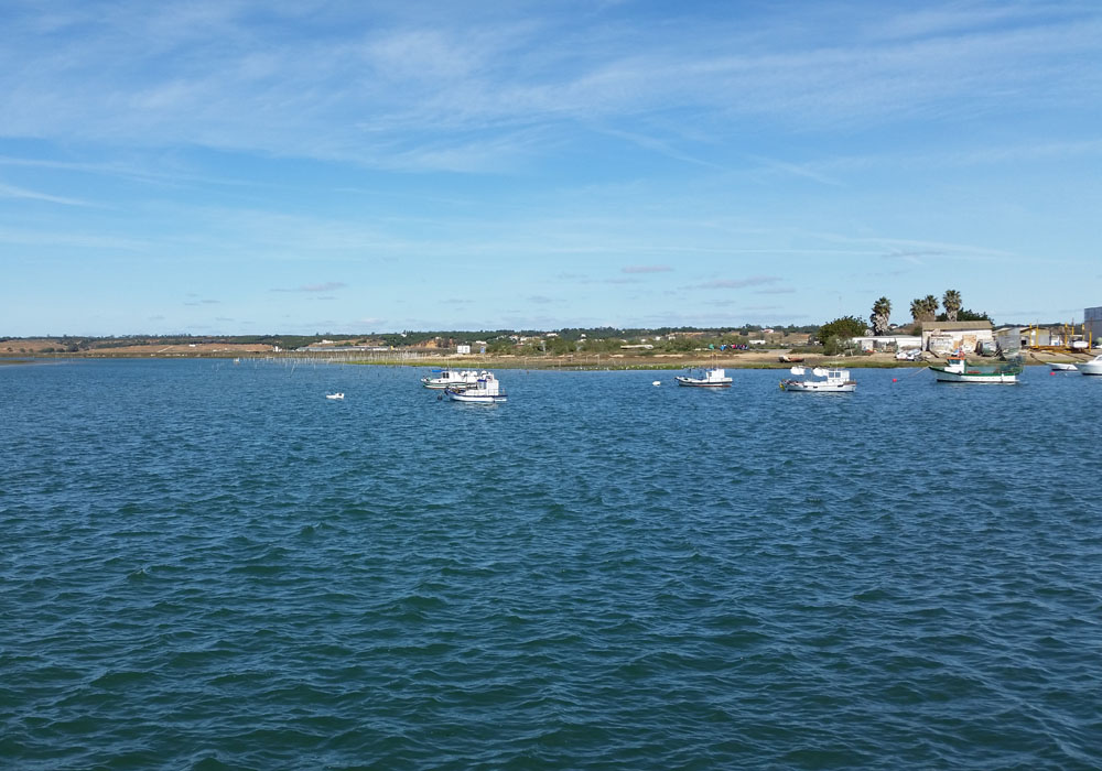 Vista desde el muelle de Isla Cristina