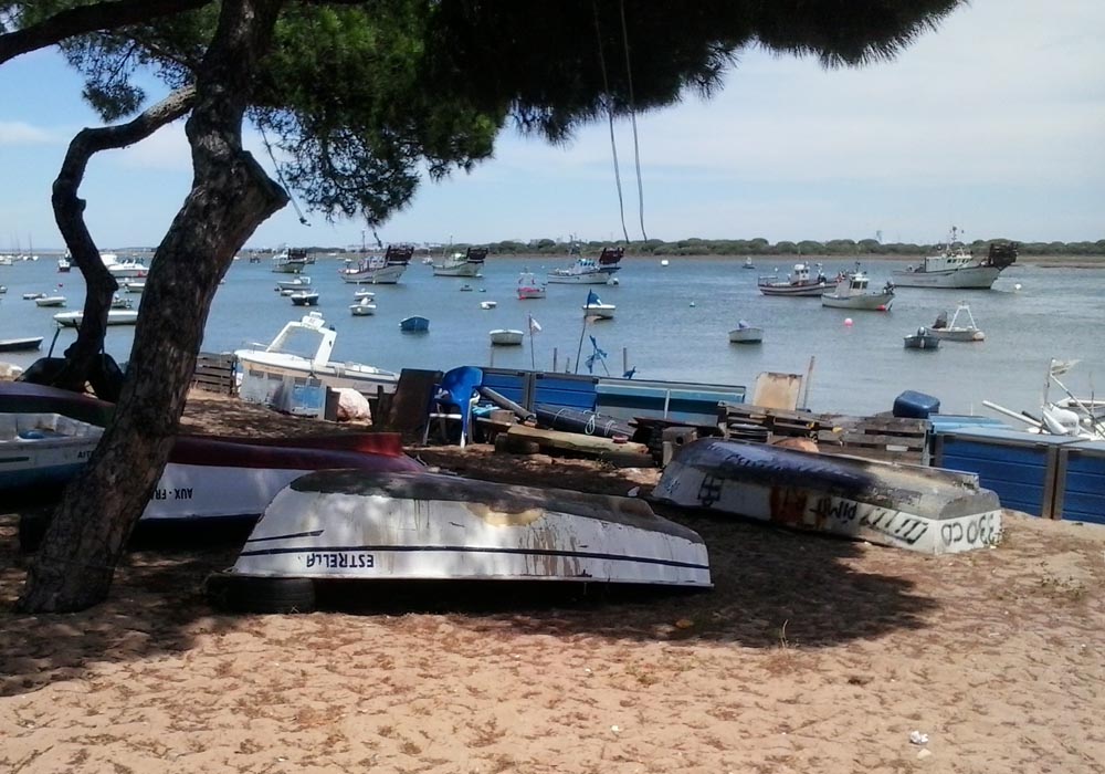 Embarcaciones en el barrio de pescadores