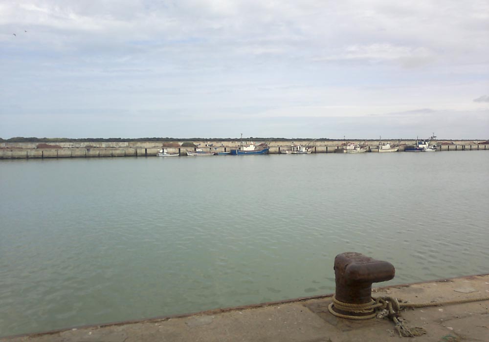 Vista del dique exento desde el muelle