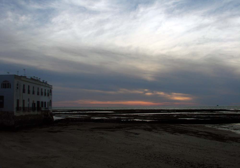 Los corrales al atardecer