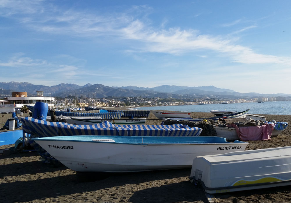 Torre del Mar ha sido varadero histórico de chalanas