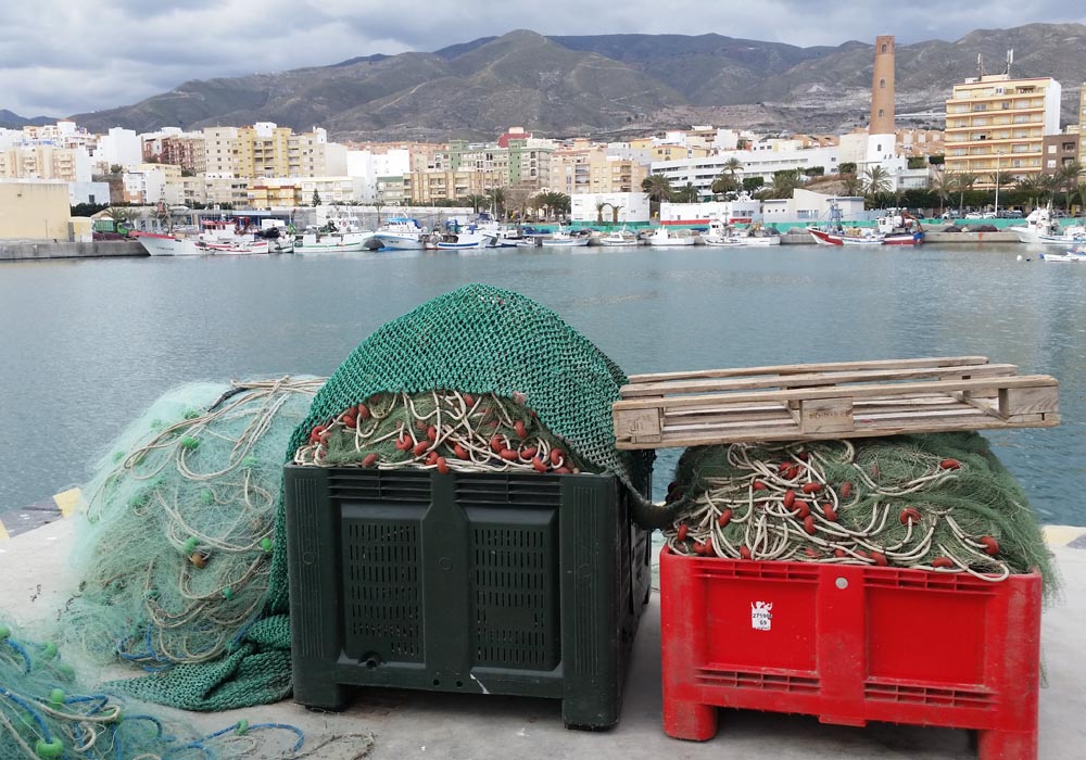 Redes en el muelle