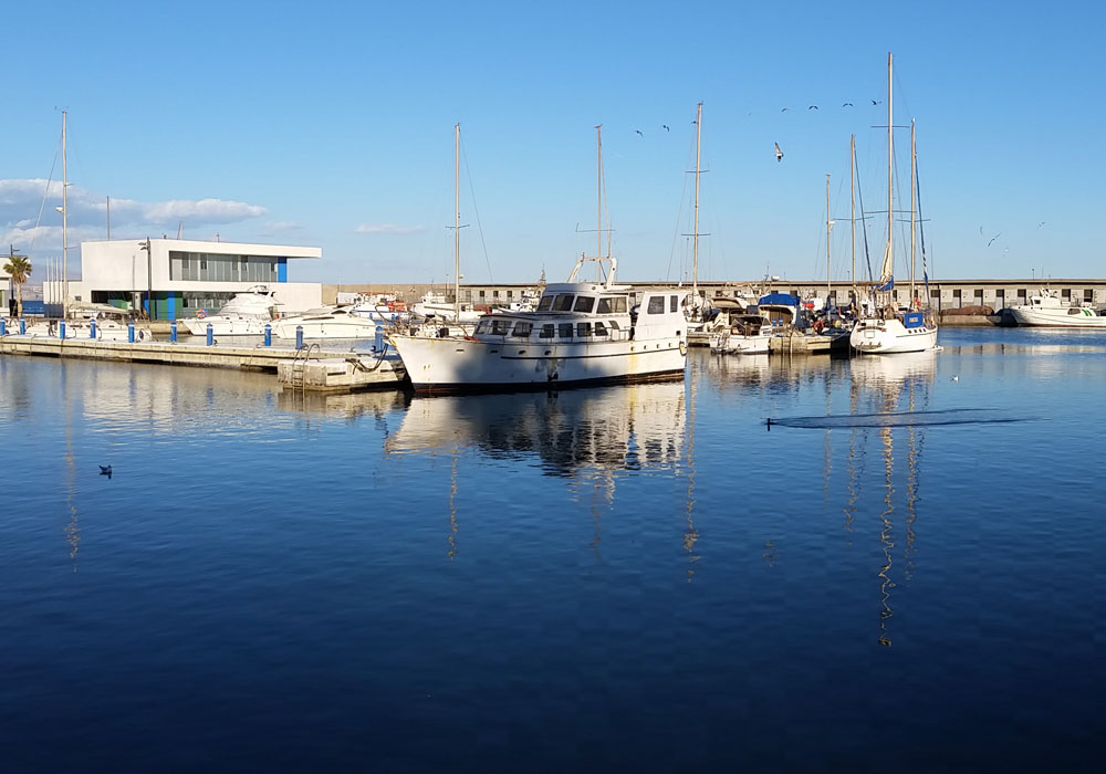 Vista del puerto deportivo